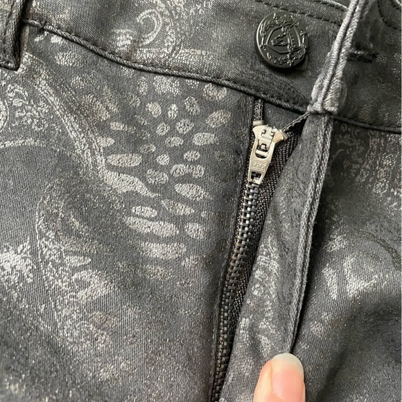 Rudsak black paisley print jeans size 29 - Picture 13 of 15